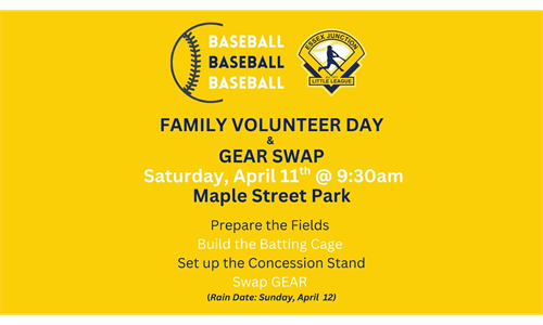 Family Volunteer Day & Gear Swap!